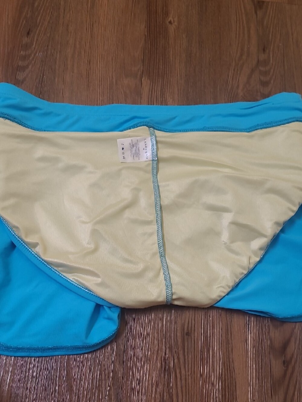 Lands' End‎ Bright Turquoise Mini Skirt - Picture 7 of 8